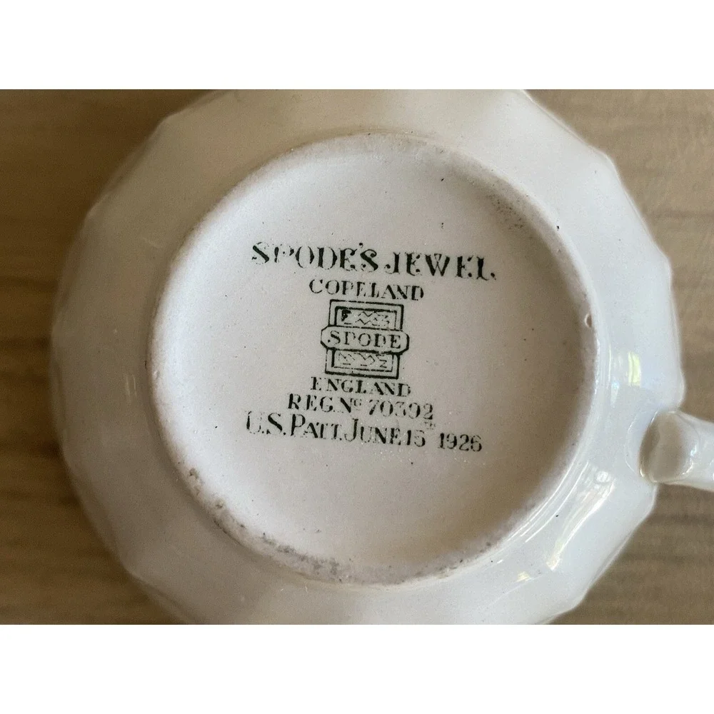 Vintage COPELAND SPODE JEWEL WHITE 1926 Mug Cup GREAT CONDITION!